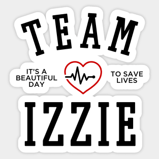 TEAM IZZIE STEVENS Sticker